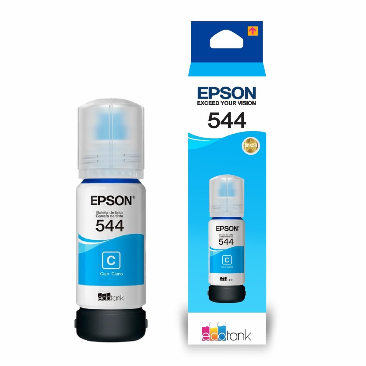 TINTA EPSON 544 CIAN AAA 65 ML - Imagen 1