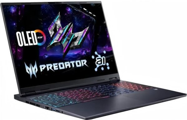 PORTATIL ACER PREDATOR HELIOS NEO 16S AI PHN165-71-9812F INTEL CORE ULTRA 9 32GB 1TB GEFORCE RTX5070TI 12GB/DDR7OLED 16"