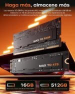 PORTATIL ACEMAGIC LX16 AMD RYZEN 7-7330U 16GB/512GB RADEON RX VEGA 8 16" FHD - Imagen 7